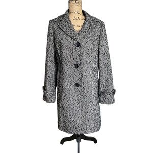 Style & Co. Tweed Double Breasted Button Down Pea Coat